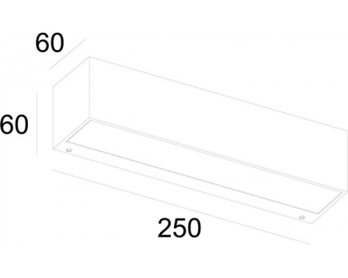 Настенный светильник уличный Linear 731135 Deko-Light