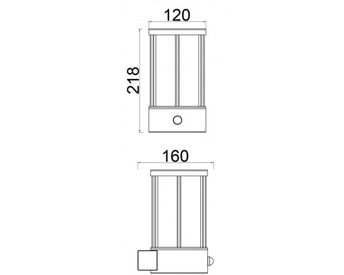 Настенный светильник уличный Adebar 731137 Deko-Light