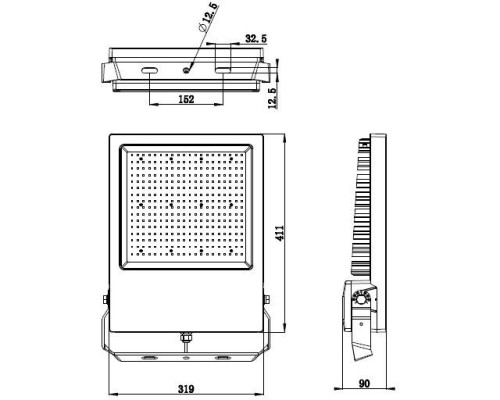 Прожектор уличный Atik 732099 Deko-Light