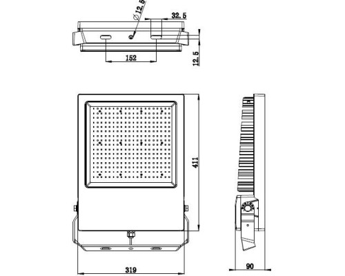 Прожектор уличный Atik 732101 Deko-Light