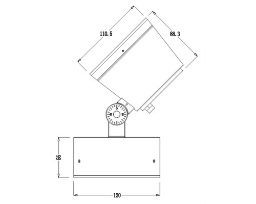 Грунтовый светильник Colt 732109 Deko-Light