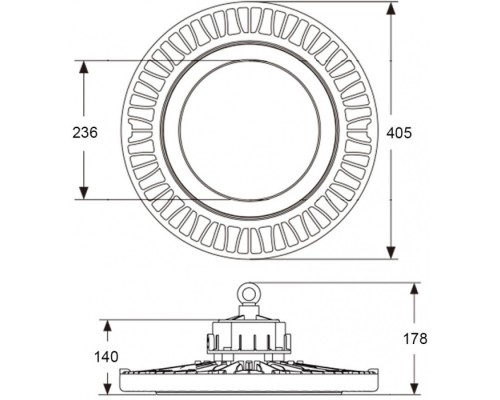 Уличный светильник подвесной Aludra 732142 Deko-Light