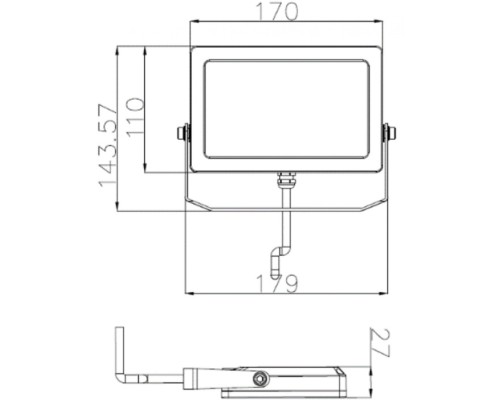 Прожектор уличный Flood Sana 732147 Deko-Light