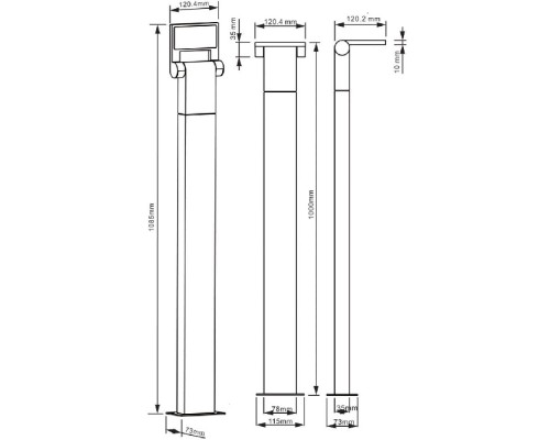 Наземный светильник Robi flex 733007 Deko-Light