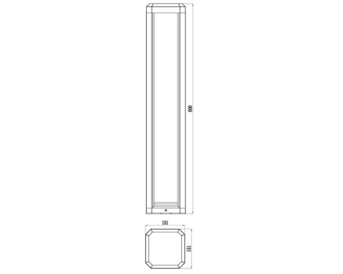 Наземный светильник Rukbat 733048 Deko-Light