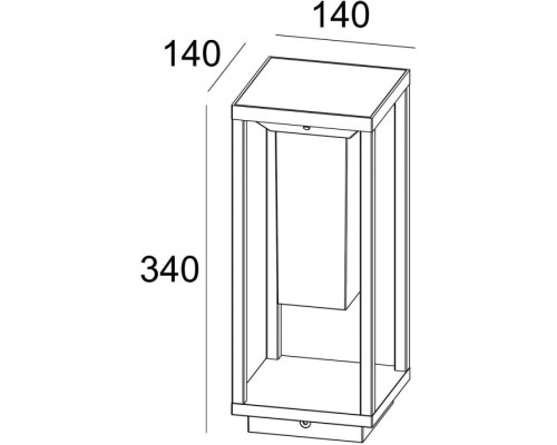 Наземный светильник Samas Solar 733049 Deko-Light