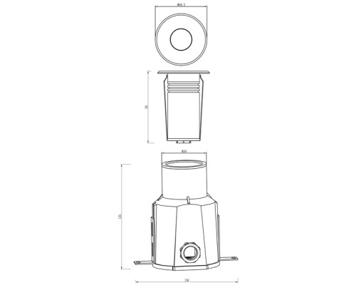 Уличный подводный светильник Snapper 740007 Deko-Light