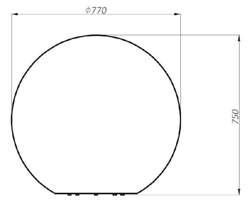 Наземный светильник Kugelleuchte 836958 Deko-Light