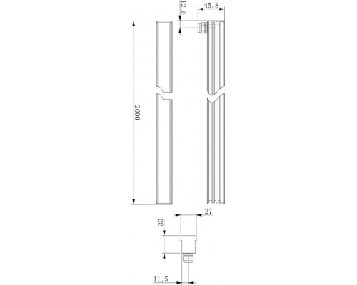Встраиваемый светильник уличный Tube 847016 Deko-Light