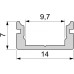 Профиль для светодиодной ленты AU-01-08 970001 Deko-Light
