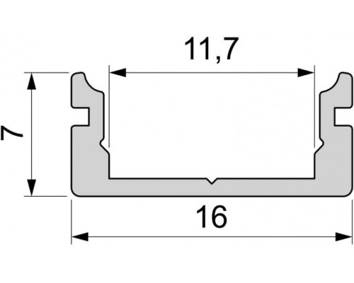 Профиль для светодиодной ленты AU-01-10 970027 Deko-Light
