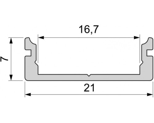 Профиль для светодиодной ленты AU-01-15 970063 Deko-Light