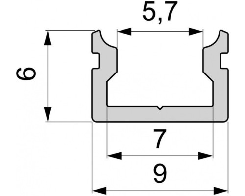 Профиль для светодиодной ленты AU-01-05 970080 Deko-Light