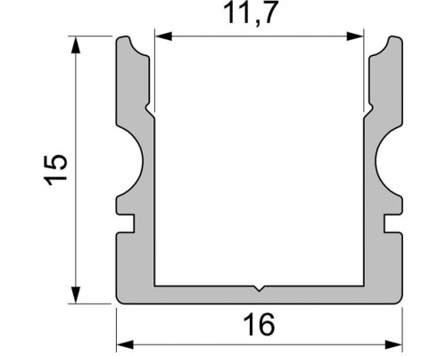 Профиль для светодиодной ленты AU-02-10 970129 Deko-Light
