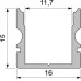 Профиль для светодиодной ленты AU-02-10 970129 Deko-Light