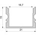 Профиль для светодиодной ленты AU-02-15 970163 Deko-Light