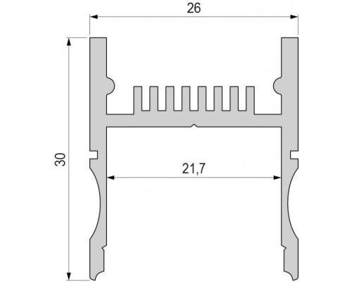 Профиль для светодиодной ленты AH-01-20 970262 Deko-Light