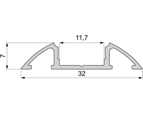 Профиль для светодиодной ленты AM-01-10 970303 Deko-Light