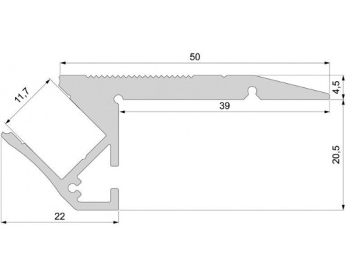 Профиль для светодиодной ленты AL-01-10 970503 Deko-Light