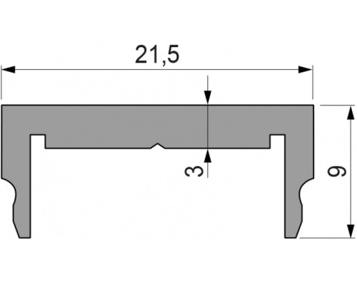 Профиль для светодиодной ленты T-02-20 970770 Deko-Light