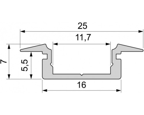 Профиль для светодиодной ленты ET-01-10 975021 Deko-Light