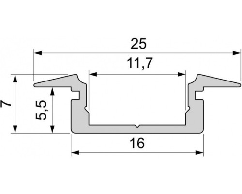 Профиль для светодиодной ленты ET-01-10 975025 Deko-Light