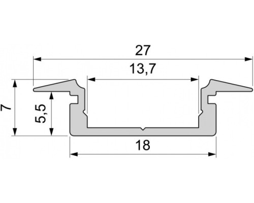 Профиль для светодиодной ленты ET-01-12 975045 Deko-Light