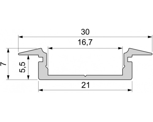 Профиль для светодиодной ленты ET-01-15 975063 Deko-Light