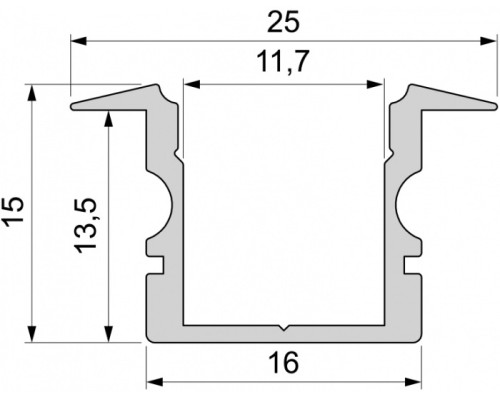 Профиль для светодиодной ленты ET-02-10 975121 Deko-Light