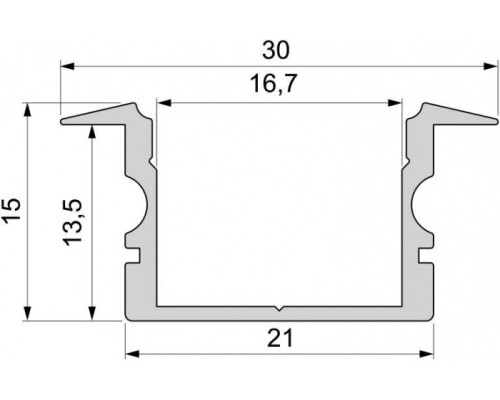 Профиль для светодиодной ленты ET-02-15 975163 Deko-Light