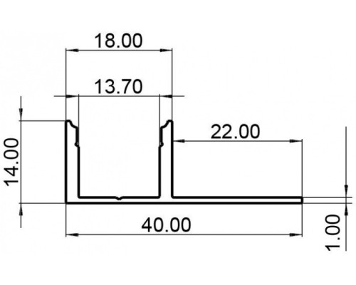 Профиль для светодиодной ленты EL-03-12 975361 Deko-Light