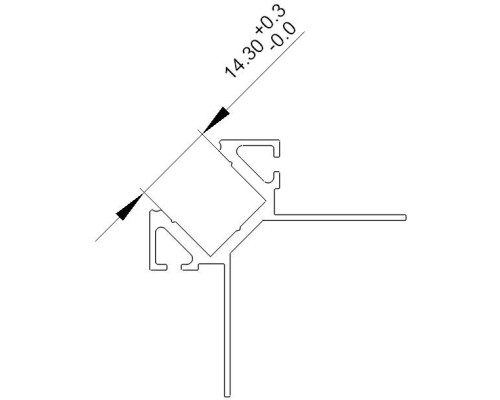 Профиль для светодиодной ленты EV-02-12 975384 Deko-Light