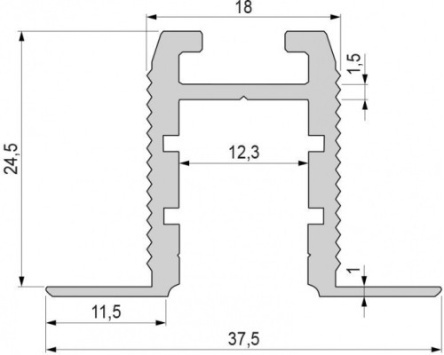 Профиль для светодиодной ленты ET-03-10 975475 Deko-Light