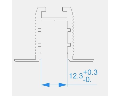 Профиль для светодиодной ленты ET-03-10 975475 Deko-Light