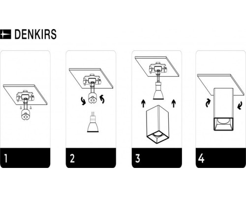 Точечный светильник DK3030-WH Denkirs