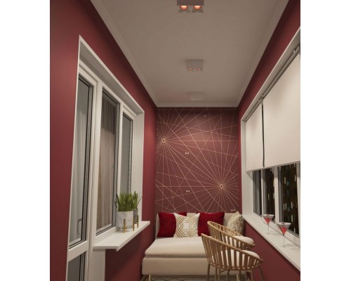 Точечный светильник DK3030 DK3085-WH+RD Denkirs