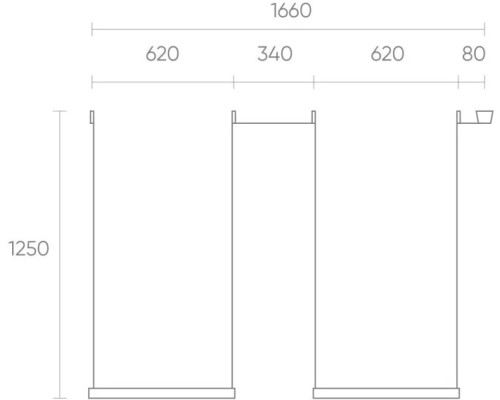Трековая система в сборе Belty SET DK55SET04-02-BR Denkirs