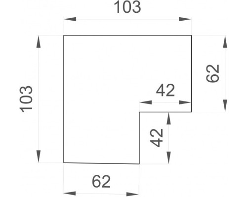 Угловое соединение Smart TR3041-AL Denkirs