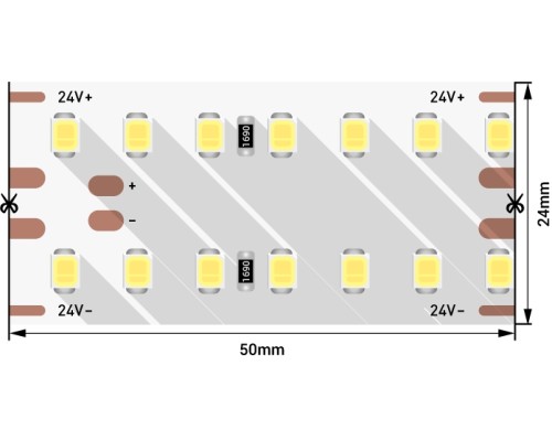 Светодиодная лента LUX DSG2280V2-24-NW-33 DesignLed