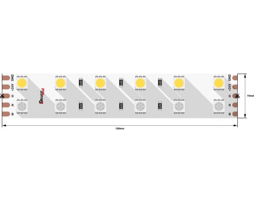 Светодиодная лента LUX DSG5120-24-RGB+WW-33 DesignLed
