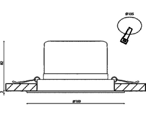 Точечный светильник DL-KZ KZ-2-DLB-30-NW DesignLed