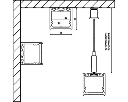 Профиль LS LS.3535-W-R DesignLed