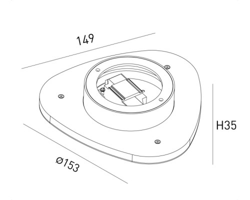 Настенный светильник ML ML-TR153-BL-WW DesignLed