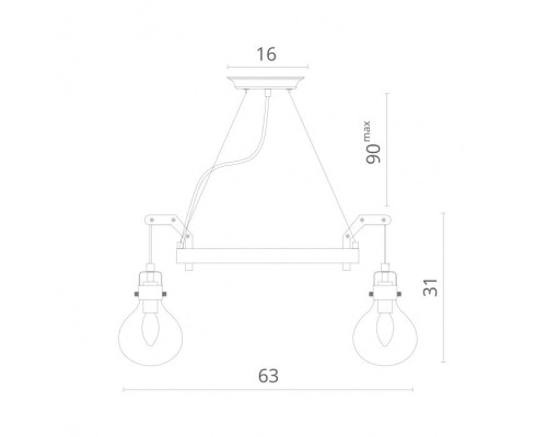 Подвесная люстра Houston 1001/16 SP-6 Divinare