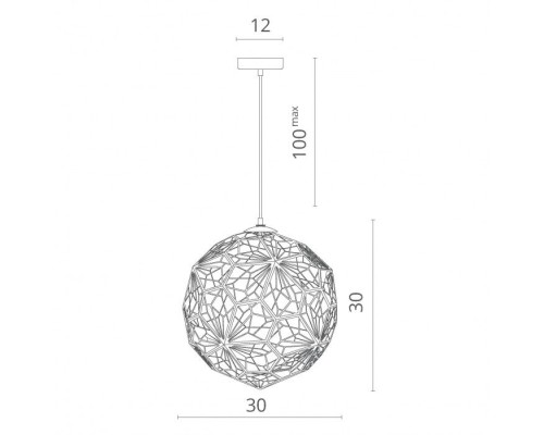 Подвесной светильник Mosaico 1011/02 SP-1 Divinare