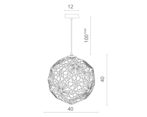 Подвесной светильник Mosaico 1012/02 SP-1 Divinare