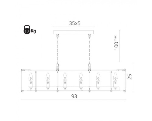 Подвесная люстра Ostin 1100/02 SP-12 Divinare
