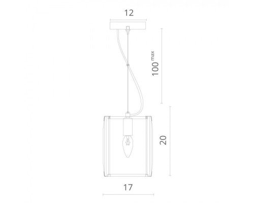 Подвесной светильник Ostin 1100/02 SP-1 Divinare