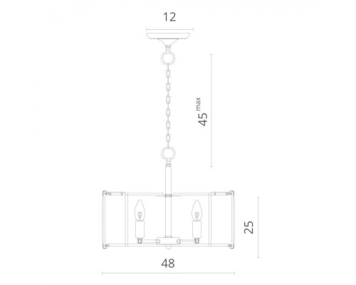 Подвесная люстра Ostin 1100/02 SP-5 Divinare