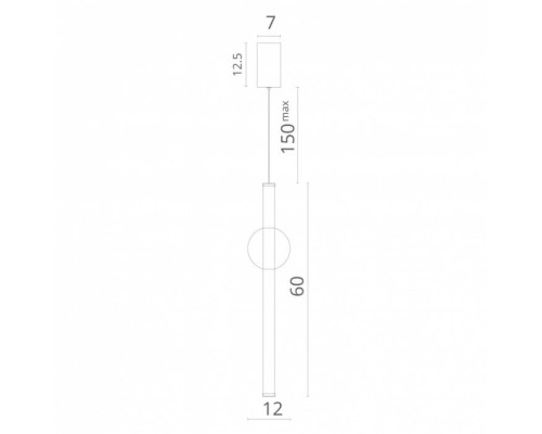 Подвесной светильник Cliff 1125/01 SP-16 Divinare